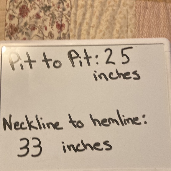 Aerie NWT pale pink striped tunic with ruffle collar, size XL - Picture 10 of 10